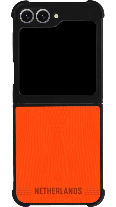 Samsung Galaxy Z Flip6 Case Hülle - Silikon schwarz Niederlande 2026 personalisierbares Fussballtrikot