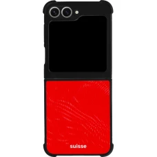 Samsung Galaxy Z Flip6 Case Hülle - Silikon schwarz Schweiz 2026 personalisierbares Fussballtrikot