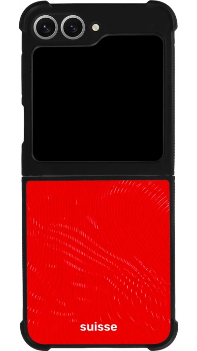 Samsung Galaxy Z Flip6 Case Hülle - Silikon schwarz Schweiz 2026 personalisierbares Fussballtrikot