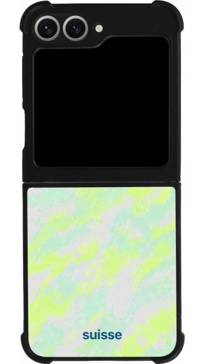 Samsung Galaxy Z Flip6 Case Hülle - Silikon schwarz Schweiz Away 2026 personalisierbares Fussballtrikot