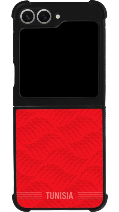 Samsung Galaxy Z Flip6 Case Hülle - Silikon schwarz Tunesien 2026 personalisierbares Fussballtrikot