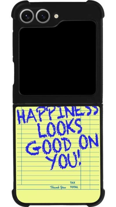 Coque Samsung Galaxy Z Flip6 - Silicone rigide noir Guest check 2026