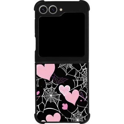 Samsung Galaxy Z Flip6 Case Hülle - Silikon schwarz Halloween 2024 girly