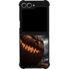 Samsung Galaxy Z Flip6 Case Hülle - Silikon schwarz Halloween 2026 The Wicked Pumpkin