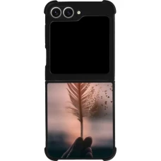 Coque Samsung Galaxy Z Flip6 - Silicone rigide noir Hello September 11 19