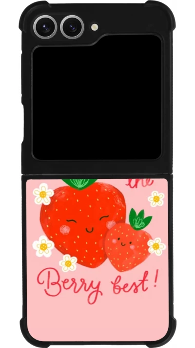 Samsung Galaxy Z Flip6 Case Hülle - Silikon schwarz Mom 2026 Berry best