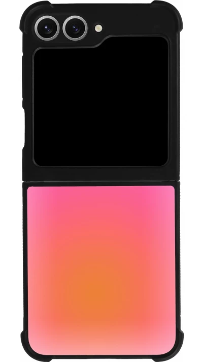 Samsung Galaxy Z Flip6 Case Hülle - Silikon schwarz Orange Pink Blue Gradient
