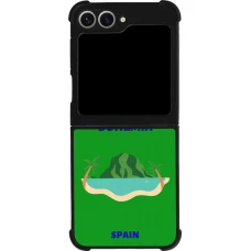 Samsung Galaxy Z Flip6 Case Hülle - Silikon schwarz Pop Summer Destination Ibiza
