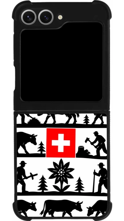 Samsung Galaxy Z Flip6 Case Hülle - Silikon schwarz Poya Schweiz 1