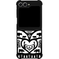 Samsung Galaxy Z Flip6 Case Hülle - Silikon schwarz Poya Schweiz 2