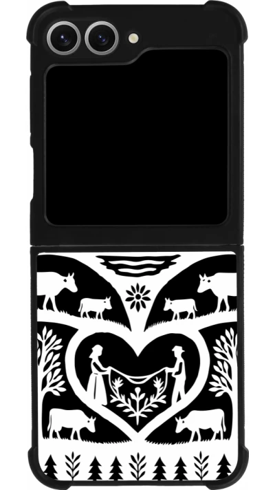 Samsung Galaxy Z Flip6 Case Hülle - Silikon schwarz Poya Schweiz 2 schwarz