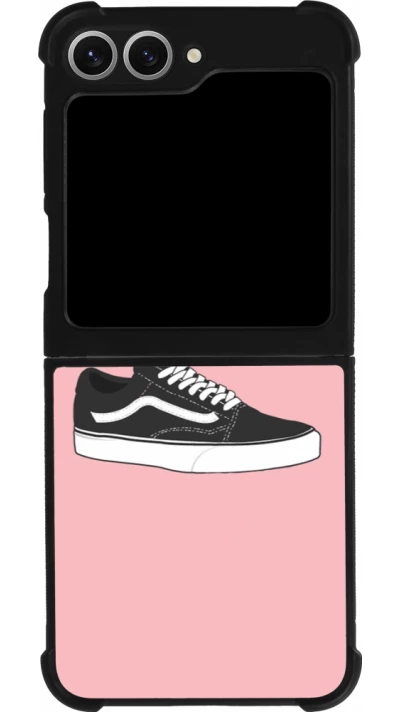 Samsung Galaxy Z Flip6 Case Hülle - Silikon schwarz princesse en basket