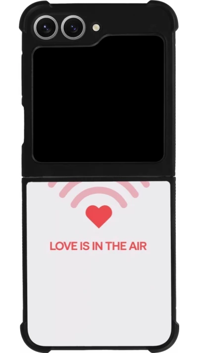 Samsung Galaxy Z Flip6 Case Hülle - Silikon schwarz Saint Valentines Day 26 Love is in the air