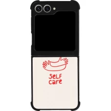 Samsung Galaxy Z Flip6 Case Hülle - Silikon schwarz Saint Valentines Day 26 Self love self care