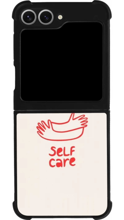 Samsung Galaxy Z Flip6 Case Hülle - Silikon schwarz Saint Valentines Day 26 Self love self care