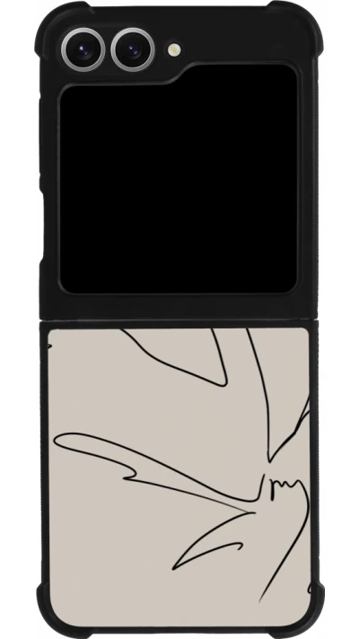 Samsung Galaxy Z Flip6 Case Hülle - Silikon schwarz Salnikova 05