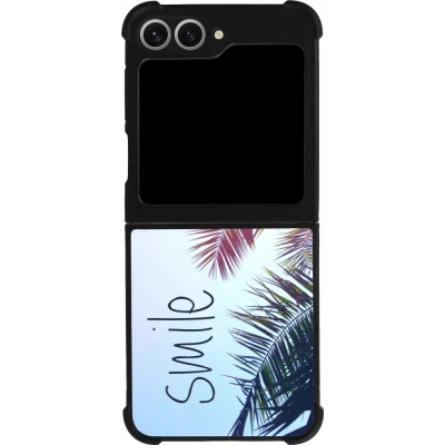 Samsung Galaxy Z Flip6 Case Hülle - Silikon schwarz Smile 05