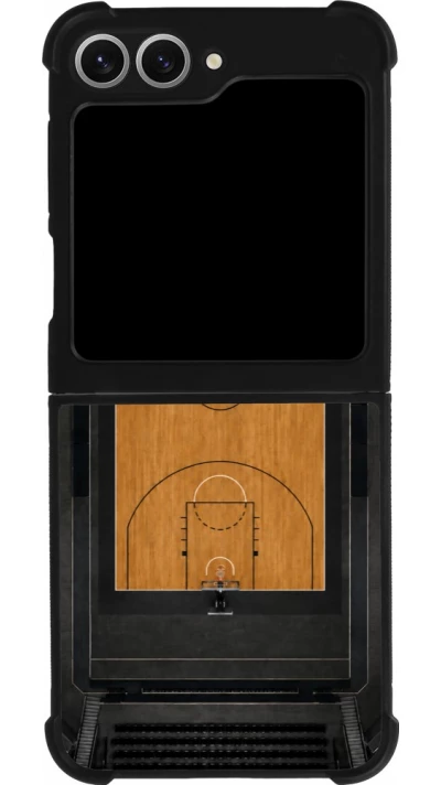 Samsung Galaxy Z Flip6 Case Hülle - Silikon schwarz Sports 2026 Basketball