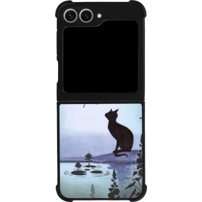 Coque Samsung Galaxy Z Flip6 - Silicone rigide noir Spring 19 12