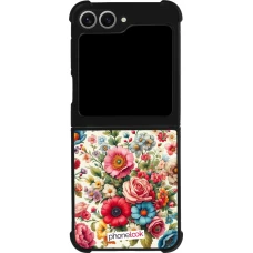 Samsung Galaxy Z Flip6 Case Hülle - Silikon schwarz Spring 25 fruehling bluetend