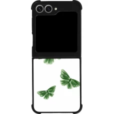 Samsung Galaxy Z Flip6 Case Hülle - Silikon schwarz Butterflies Spring 2026