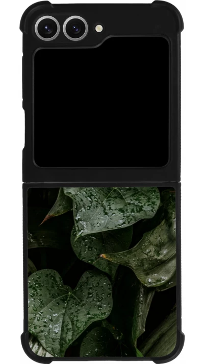 Samsung Galaxy Z Flip6 Case Hülle - Silikon schwarz Spring 23 fresh plants