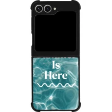 Coque Samsung Galaxy Z Flip6 - Silicone rigide noir Summer 2025 Summer is here