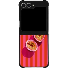 Samsung Galaxy Z Flip6 Case Hülle - Silikon schwarz Passion fruit Summer 2026
