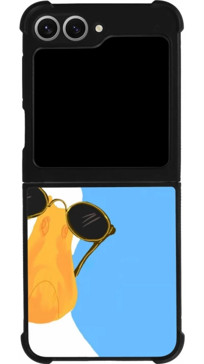 Coque Samsung Galaxy Z Flip6 - Silicone rigide noir Tell me about yourself Summer 2026