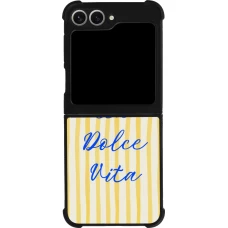 Coque Samsung Galaxy Z Flip6 - Silicone rigide noir The good life 2026