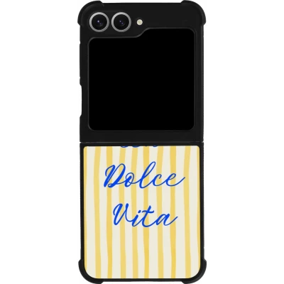 Coque Samsung Galaxy Z Flip6 - Silicone rigide noir The good life 2026