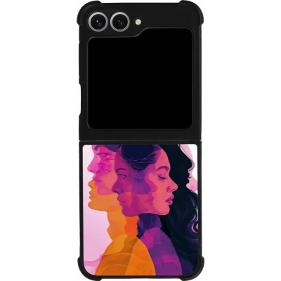 Coque Samsung Galaxy Z Flip6 - Silicone rigide noir Womens day 2026 10
