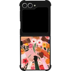 Coque Samsung Galaxy Z Flip6 - Silicone rigide noir Womens day 2026 8