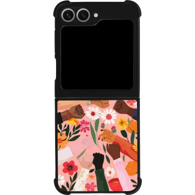 Coque Samsung Galaxy Z Flip6 - Silicone rigide noir Womens day 2026 8