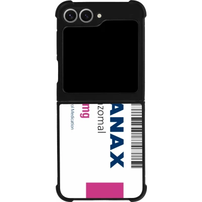 Coque Samsung Galaxy Z Flip6 - Silicone rigide noir Xanax Alprazolam 2025