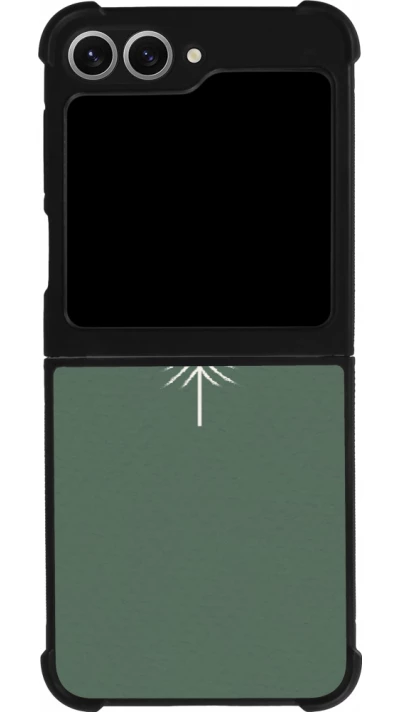 Coque Samsung Galaxy Z Flip6 - Silicone rigide noir Christmas 22 minimalist tree