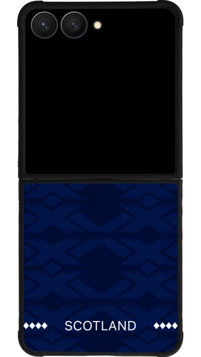 Samsung Galaxy Z Flip7 Case Hülle - Silikon schwarz Schottland 2026 personalisierbares Fussballtrikot