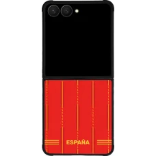 Samsung Galaxy Z Flip7 Case Hülle - Silikon schwarz Spanien 2026 personalisierbares Fussballtrikot