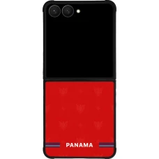 Samsung Galaxy Z Flip7 Case Hülle - Silikon schwarz Panama 2026 personalisierbares Fussballtrikot