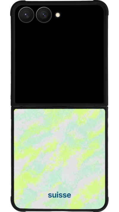Samsung Galaxy Z Flip7 Case Hülle - Silikon schwarz Schweiz Away 2026 personalisierbares Fussballtrikot