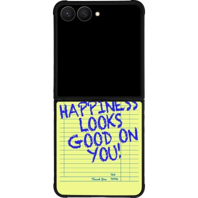 Coque Samsung Galaxy Z Flip7 - Silicone rigide noir Guest check 2026