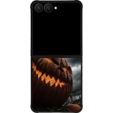 Coque Samsung Galaxy Z Flip7 - Silicone rigide noir Halloween 2026 The Wicked Pumpkin