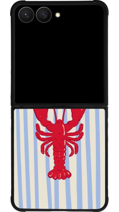 Samsung Galaxy Z Flip7 Case Hülle - Silikon schwarz Red lobster 2026