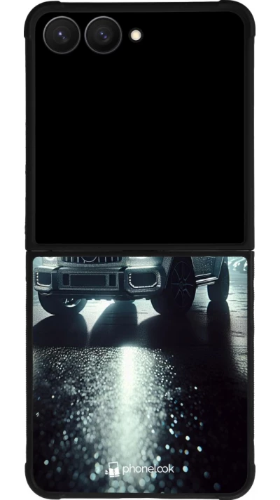 Samsung Galaxy Z Flip7 Case Hülle - Silikon schwarz Mercedes G AMG Nacht