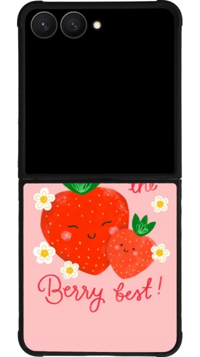 Samsung Galaxy Z Flip7 Case Hülle - Silikon schwarz Mom 2026 Berry best