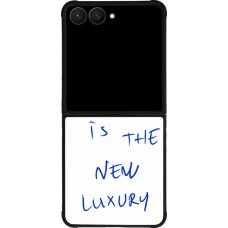 Coque Samsung Galaxy Z Flip7 - Silicone rigide noir Offline is the new luxury