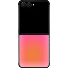 Samsung Galaxy Z Flip7 Case Hülle - Silikon schwarz Orange Pink Blue Gradient