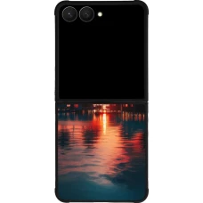 Samsung Galaxy Z Flip7 Case Hülle - Silikon schwarz Paradies Malediven