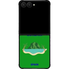 Samsung Galaxy Z Flip7 Case Hülle - Silikon schwarz Pop Summer Destination Ibiza