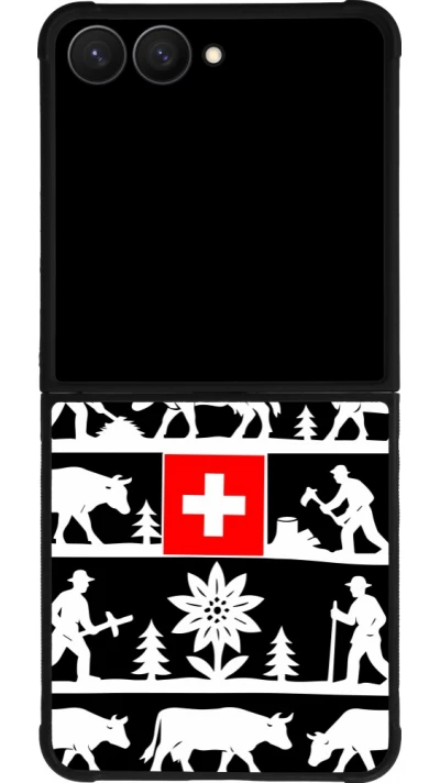 Samsung Galaxy Z Flip7 Case Hülle - Silikon schwarz Poya Schweiz 1 schwarz